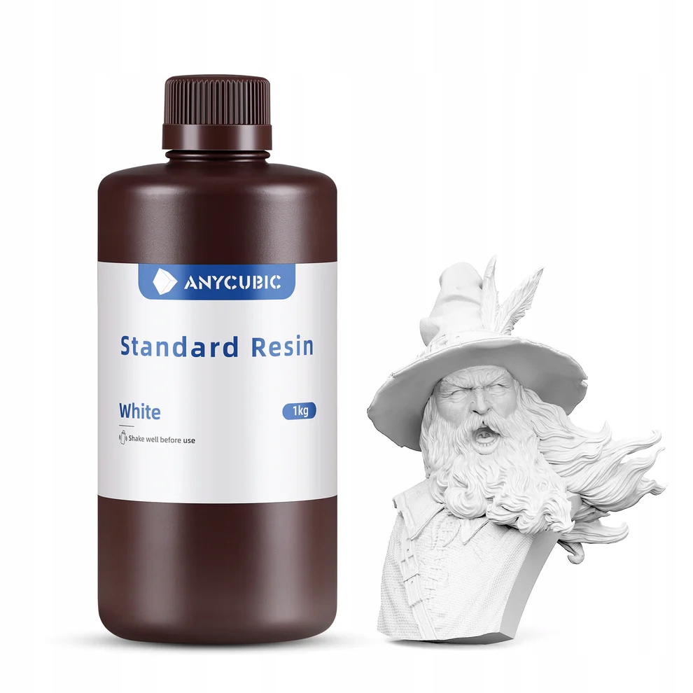 Anycubic 3D tlačiareň živicová biela 1 l