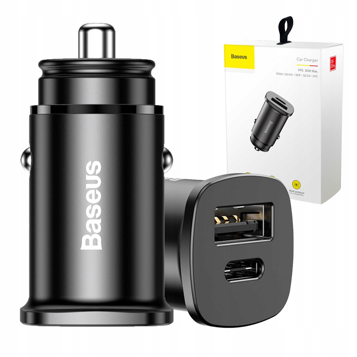 Nabíjačka do auta, USB typ C Baseus 5000 mA