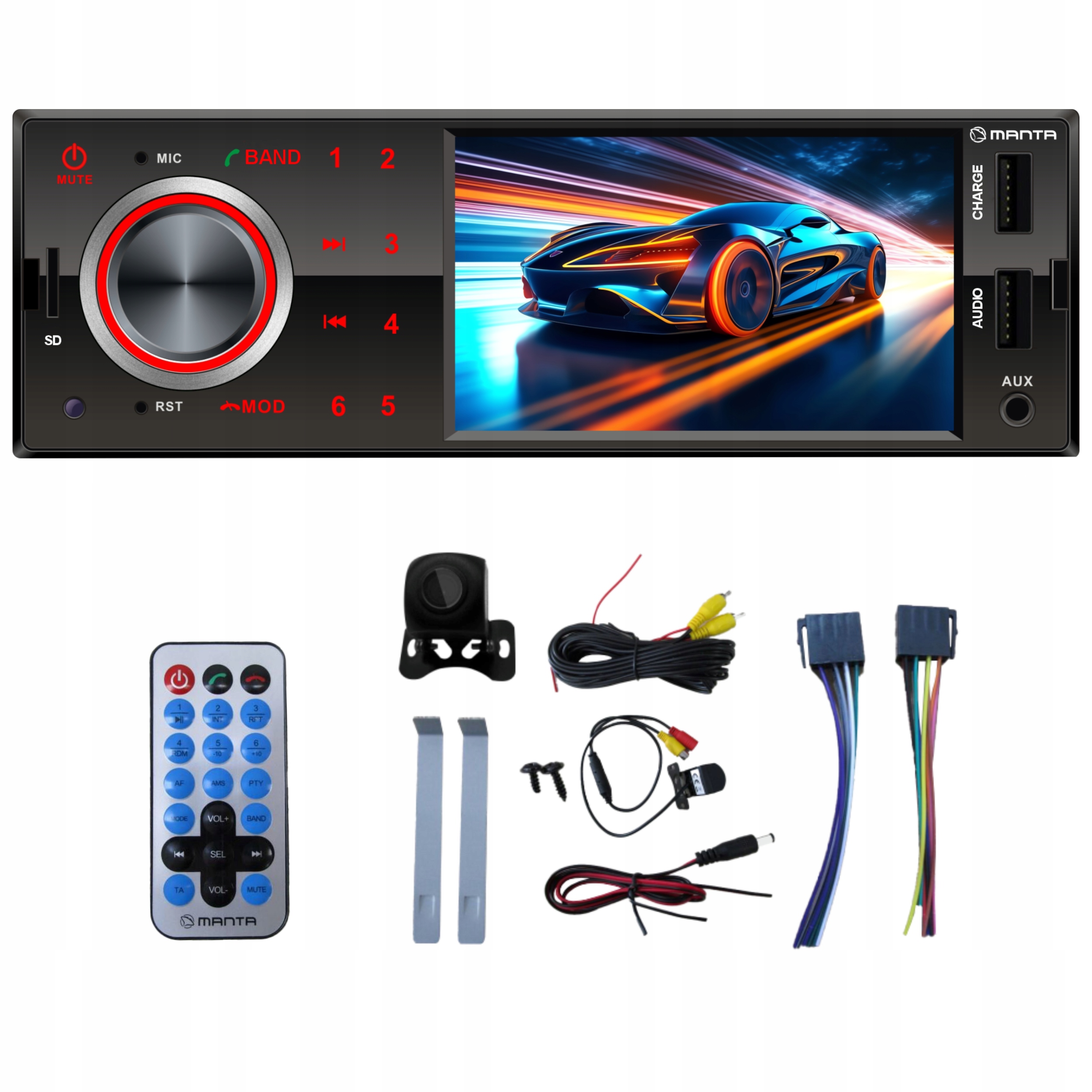 Autorádio Manta Toronto II 1-DIN