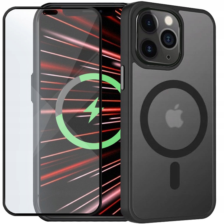 Zadný kryt pre Apple iPhone 11 Pro Max pre Magsafe, čierny
