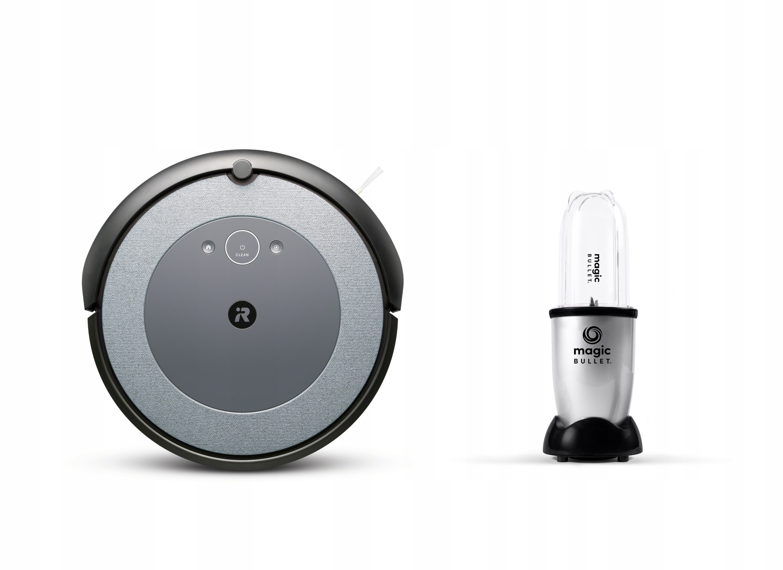 IROBOT ROOMBA I3 + Čistiaci robot NURIBULLET MAGEBULLET MBR10 200 W strieborný/šedý