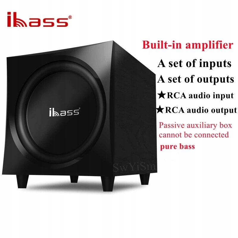 Ibass300W Retro Home Cinema Active Echo Wall Audi