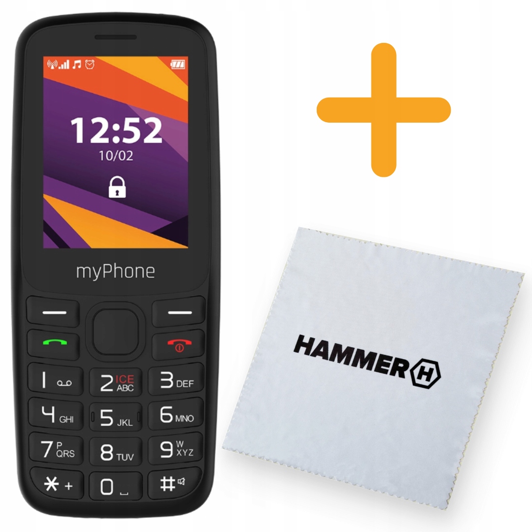 mobilný telefón myPhone 6410 LTE 64 MB / 128 MB čierny