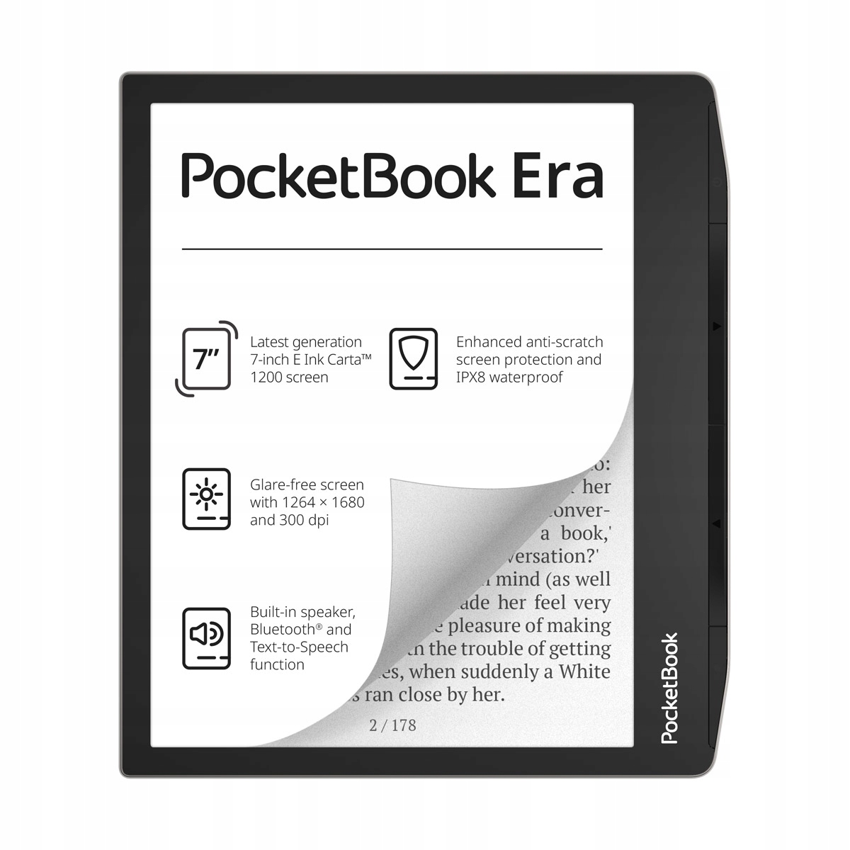 Čítačka PocketBook Era 700 16 GB 7-palcová strieborná