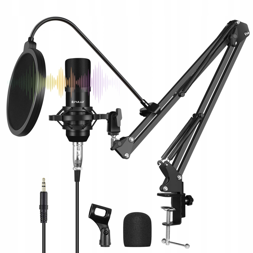 Puluz PU612B štúdiový kondenzátorový mikrofón